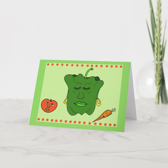 Peppar- och vänkort kort (Framsida)