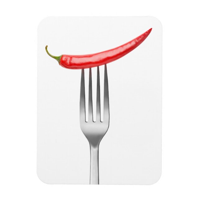 Peppar på en gaffel magnet (Vertikal)