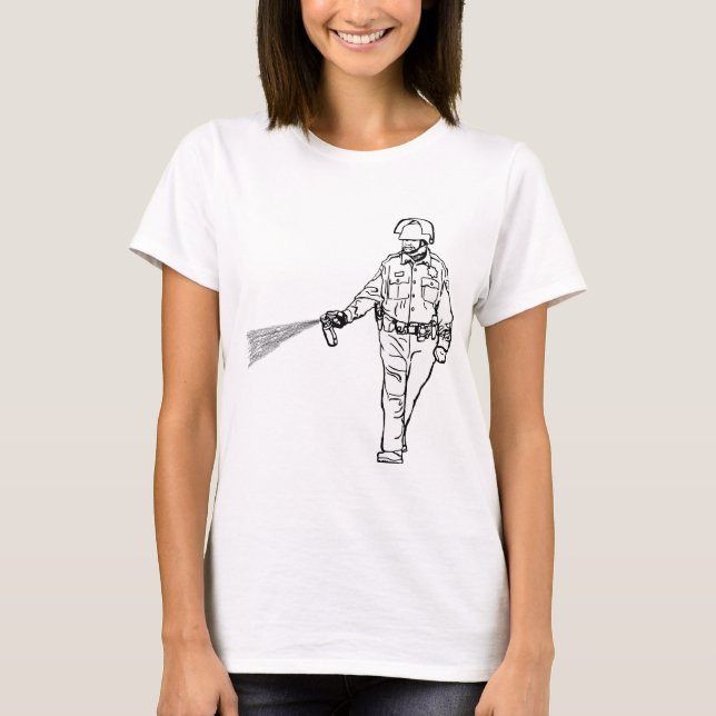 Peppar som besprutar snuten t-shirt (Framsida)