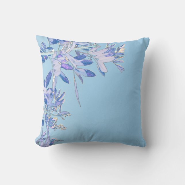 Peppar Träd Blommor Blad Natur Kudd Cushion Kudde (Framsida)