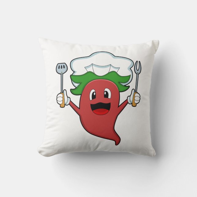 Peppar Veganisk Kock Kudde (Framsida)