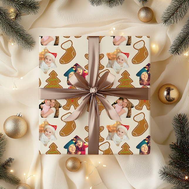 Pepparkak jul och foto presentpapper (Photo christmas wrapping paper - Gingerbread)