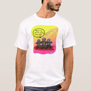 Pepparkaka med inställningskjortan tee shirt