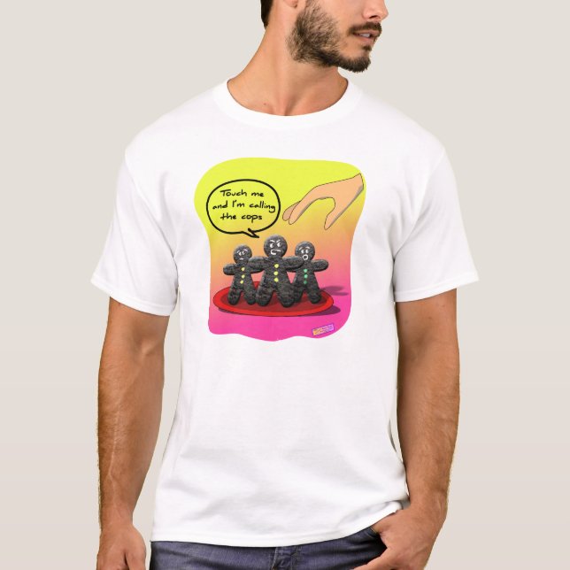Pepparkaka med inställningskjortan tee shirt (Framsida)