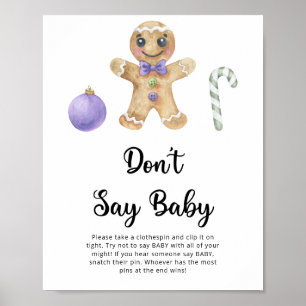 Pepparkaka - Säga inte baby Poster