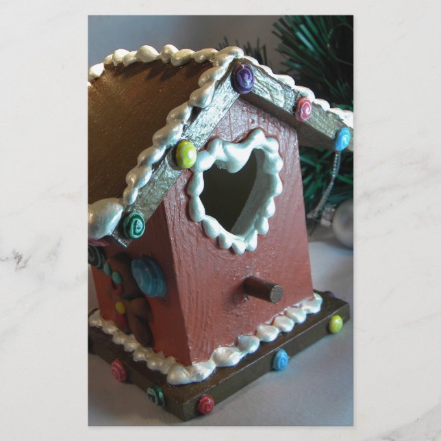 PepparkakaBirdhouse mig Brevpapper (Framsida)