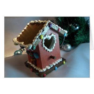 PepparkakaBirdhouse mig Hälsningskort