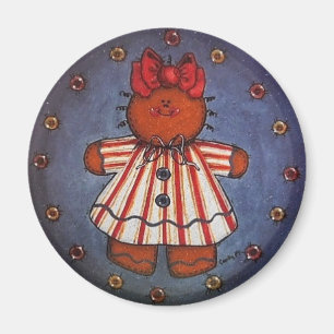 Pepparkakaflickamagnet Magnet