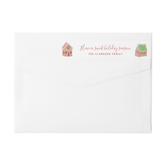 Pepparkakagata Etikettband (Baksidan)