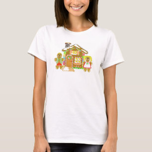 Pepparkakahus - kvinnor & ungdomutslagsplats t shirt
