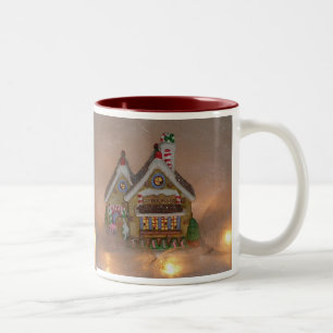 Pepparkakahusporslin Två-Tonad Mugg