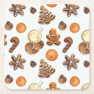 Pepparkakajuldoft Underlägg Papper Kvadrat