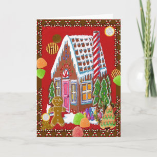Pepparkakajulkort Helgkort