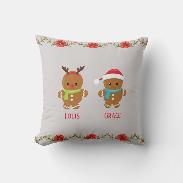 Pepparkakakakan kopplar ihop med namn kudde (Framsida)