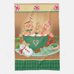 Pepparkakakakaokökshandduk Kökshandduk