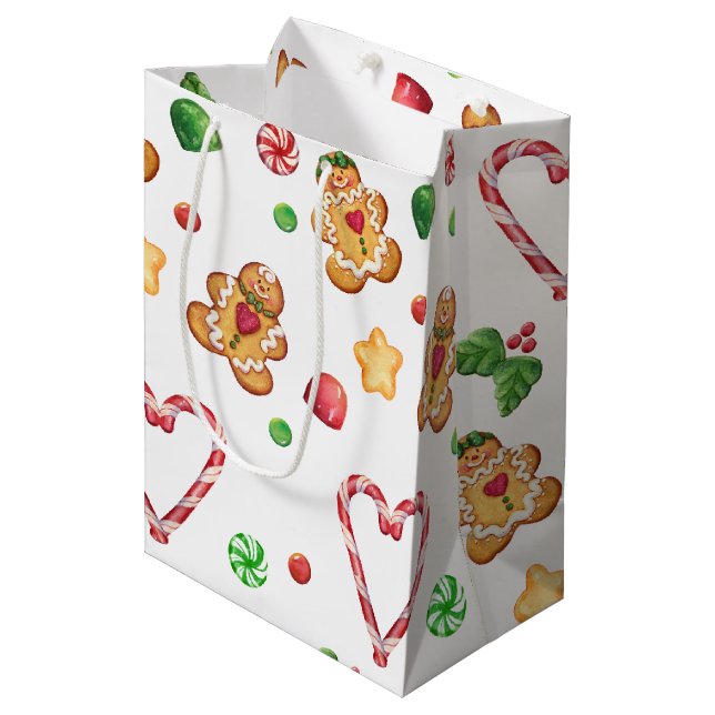 Pepparkakakakor, pepparminthjärtor, gelékarameller (Framsidan Vinklad)