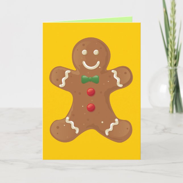 Pepparkakakort Helgkort (Framsida)