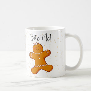 Pepparkakakvinnan, biter mig helgdagmuggen kaffemugg