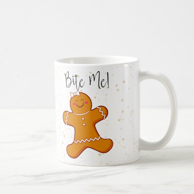 Pepparkakakvinnan, biter mig helgdagmuggen kaffemugg (Höger)
