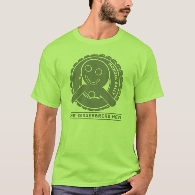 Pepparkakalogotypen - grå färg t shirt (Framsida)