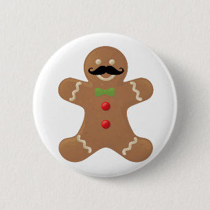 Pepparkakamustaschman Knapp