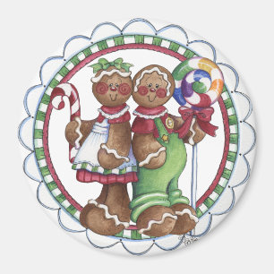 Pepparkakan kopplar ihop klubbacandy canemagneten magnet