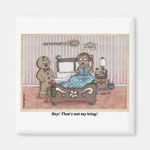 Pepparkakan kopplar ihop magneten magnet