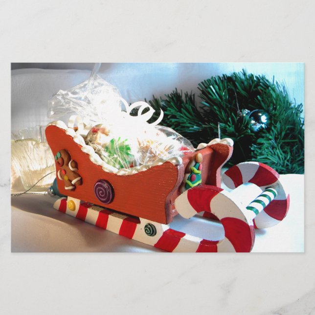 PepparkakaSleigh mig Brevpapper (Framsida)