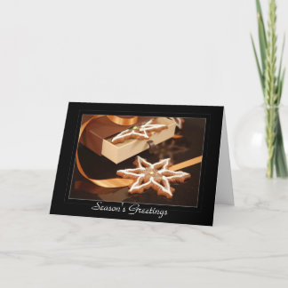 Pepparkakastjärnakaka Helgkort