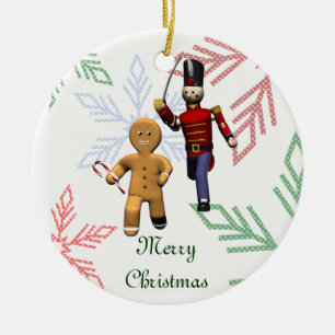 Pepparkakatjuv Julgransprydnad Keramik