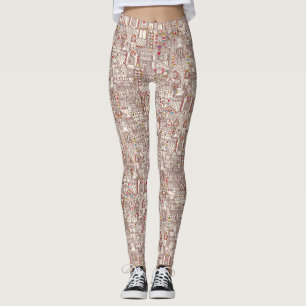 pepparkakatown leggings
