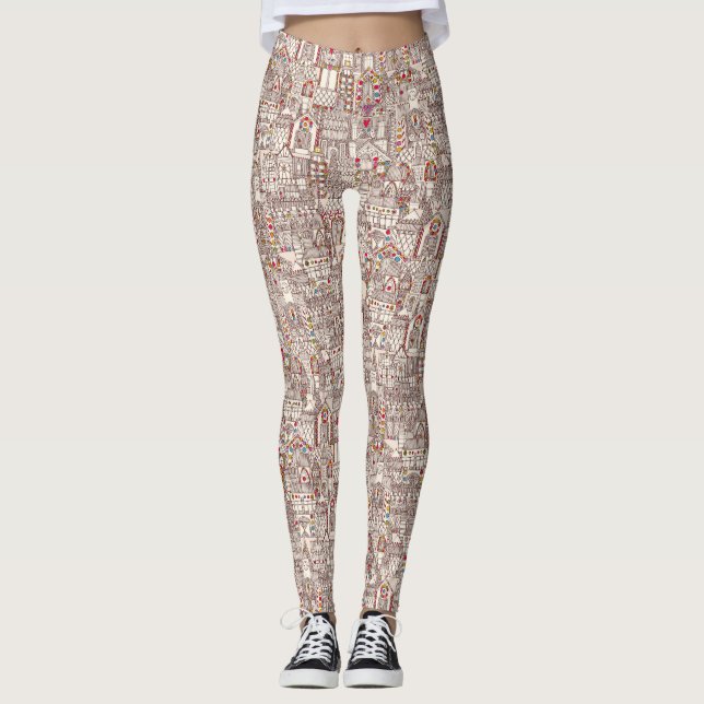 pepparkakatown leggings (Framsida)
