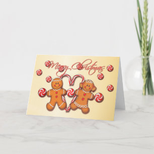 PEPPARKAKAUNGAR av SHARON SHARPE Helgkort