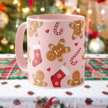 Pepparkakepinnskostockings jul rosa