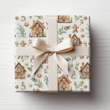 Pepparkakestema presentpapper för högtider