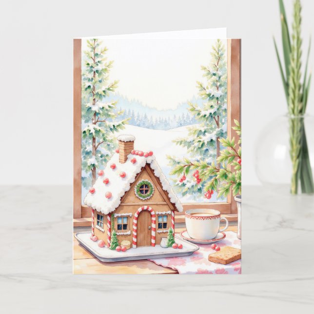 Pepparkakjul Kort (Framsida)