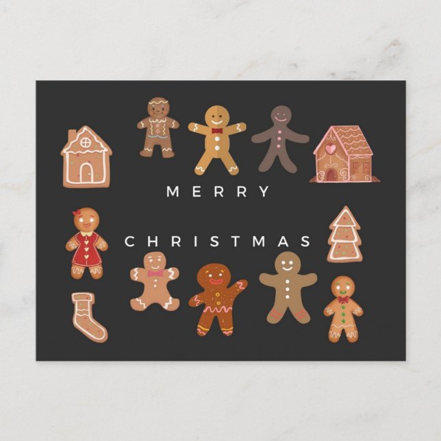 Pepparkakjul Vykort (Framsida)