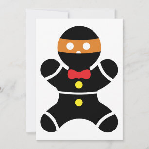 Pepparkakninja Julkort