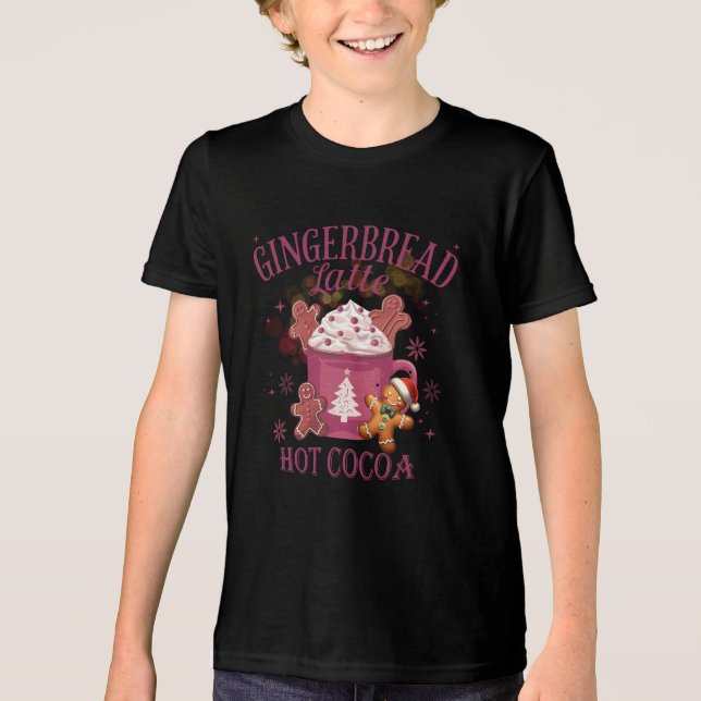 Pepparkakor latte het choklad jul t shirt (Framsida)