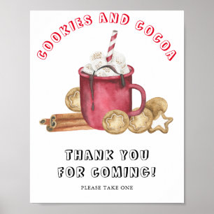 Pepparkakor med kakao - Tack för att du kom Poster