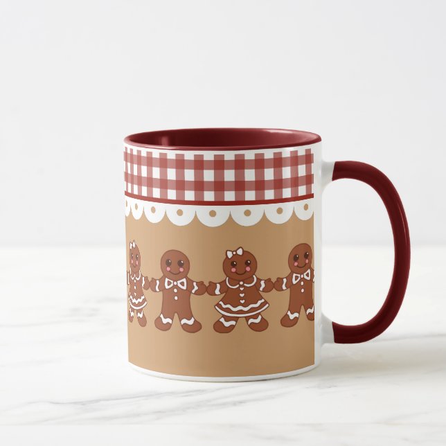 Pepparkaks julfirande kaffemugg (Höger)