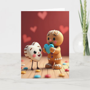 Pepparkaks kärlekskort kort