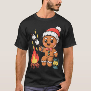 Pepparkaks-marshmallowrostare Camng jul T Shirt