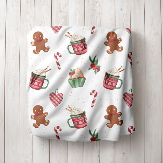 Pepparkaks- och hetchokladjul filt filt