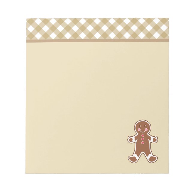 Pepparkaks Pojke Anteckningsblock (Framsida)