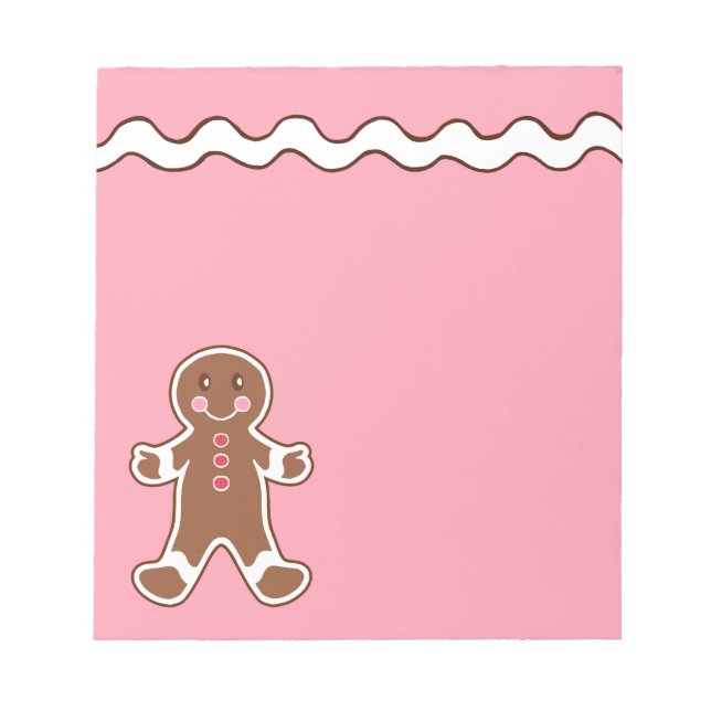 Pepparkaks Pojke Anteckningsblock (Framsida)