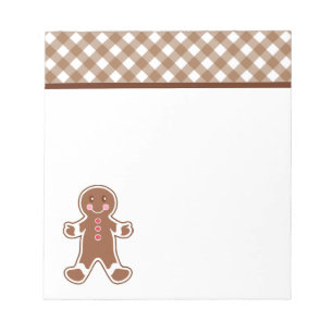 Pepparkaks Pojke Anteckningsblock