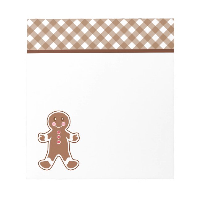 Pepparkaks Pojke Anteckningsblock (Framsida)
