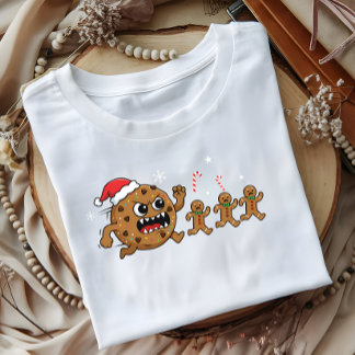 Pepparkaks T-Shirt med Tomtehatt Kläder