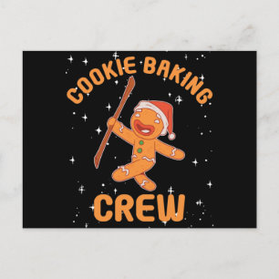 Pepparkaksbakande Crew Pepparkakor Jul Vykort